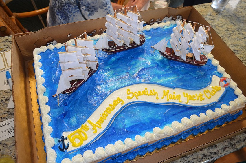 The party included cake, hors d’oeurvres and dinner.