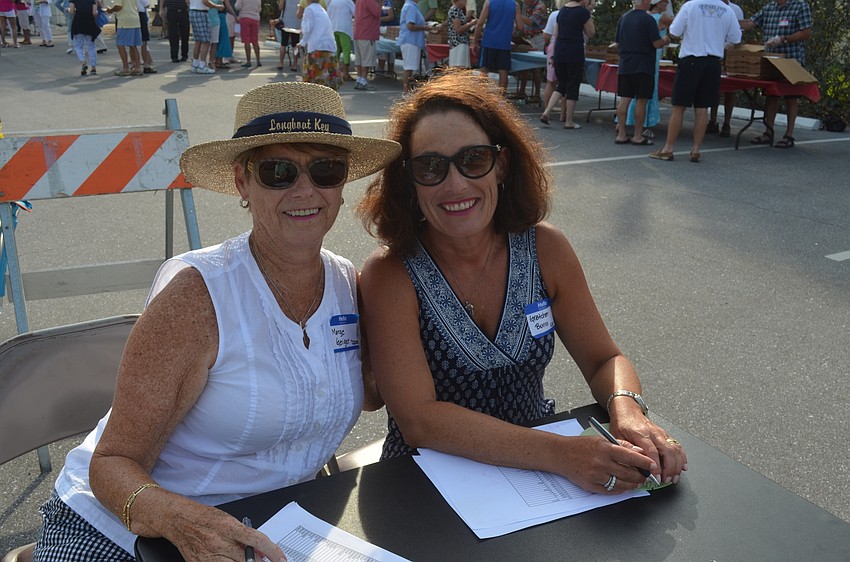 Marge Geiger and Gretchen Burns