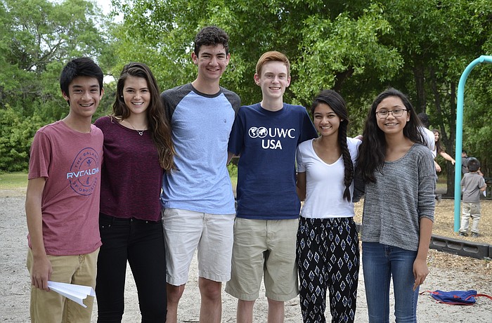 Alex Kumar, Victoria Sinclair, Jonah Sinclair, Benjamin Varah, Madelyn Kumar and Cassandra Atzrodt addressed homelessness in their Community Problem Solving project. Photo by Jessica Salmond.