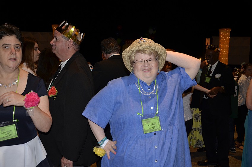 Kristen Griggs of Lakewood Ranch shows off her moves.