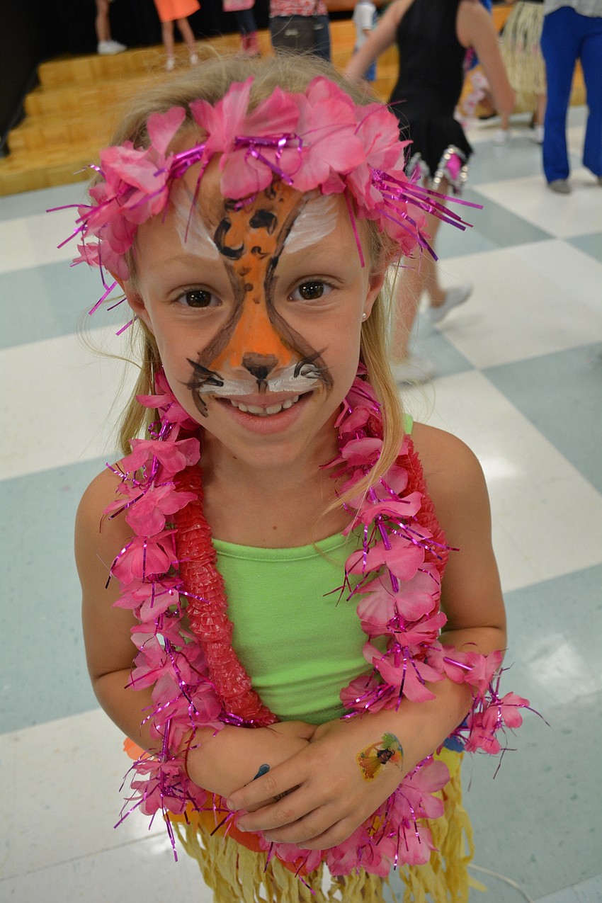 Isabella Miller, 6, likes getting dressed up.