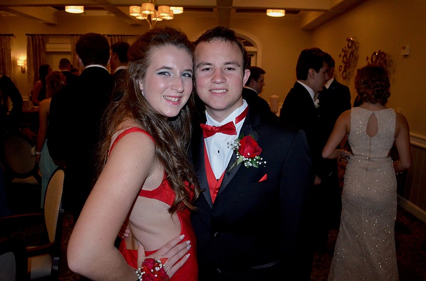 Sierra VanSuch and Tyler Wenger match for the occasion.