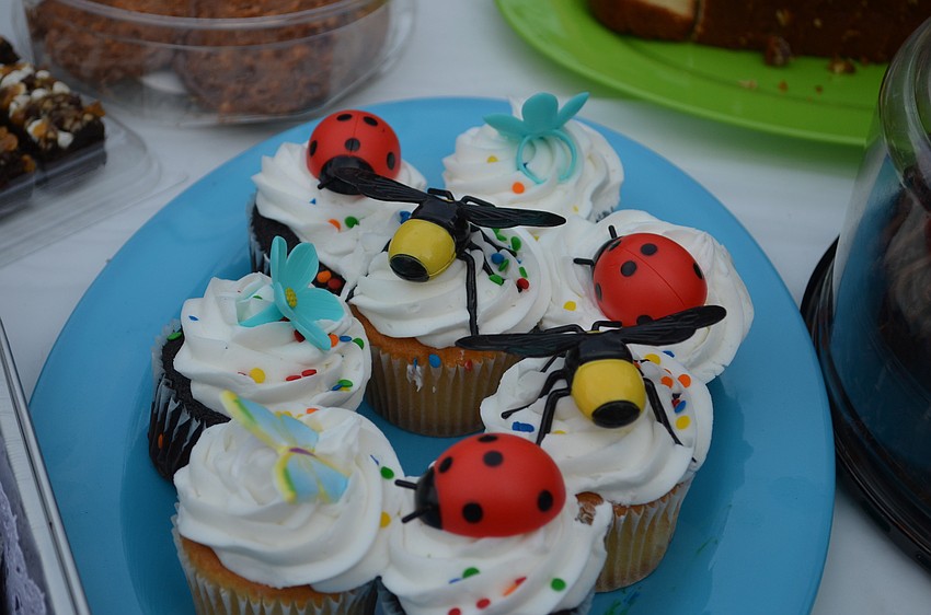 Guests brought dishes and desserts to share.