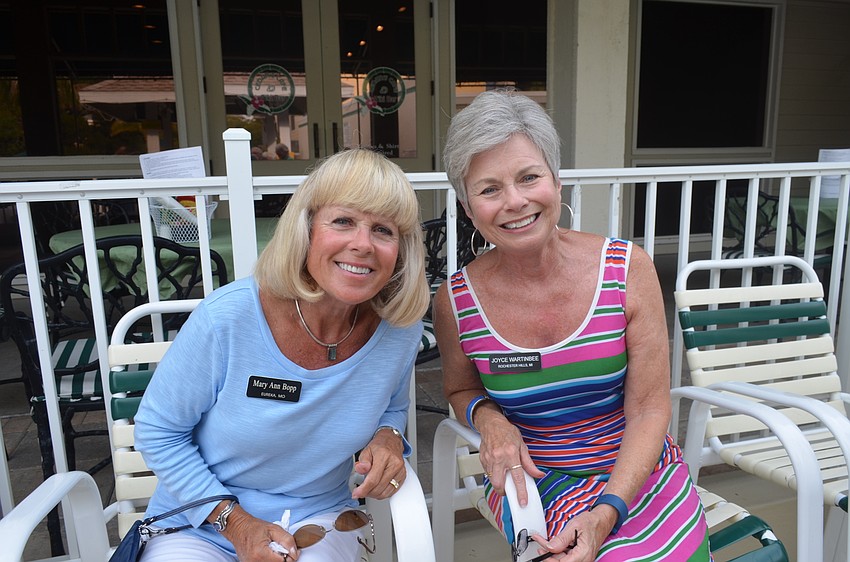 Mary Ann Bopp and Joyce Wartinbee