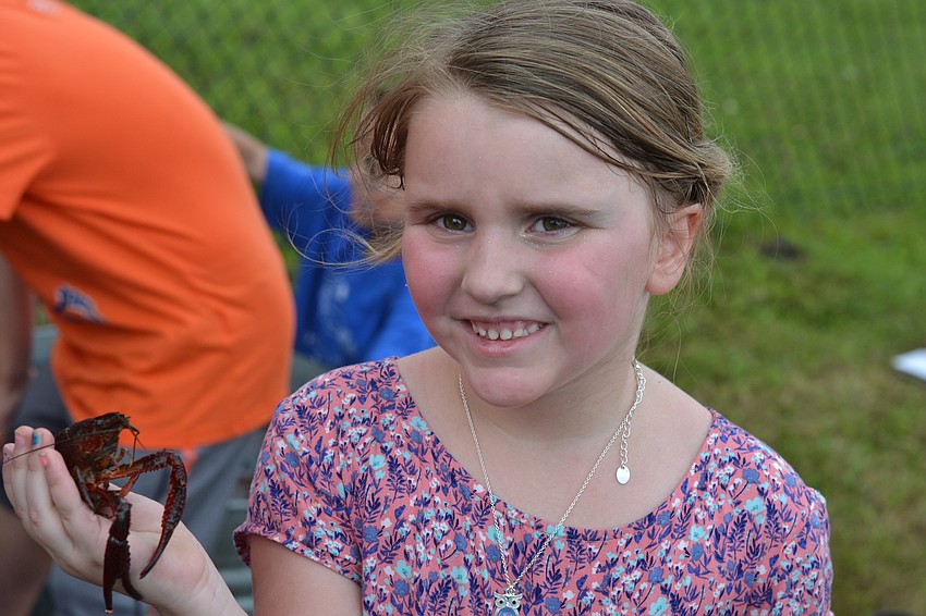 Lily Truas picked out her crawfish and named it Sookie because 