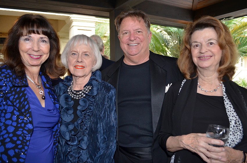Nancy Markle, Carol Phillips, John Fain and Carole Crosby