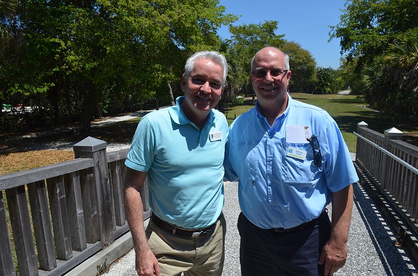 Grand recipients David Pilston, of Save Our Seabirds, and Larry Stults, of Sarasota Bay Watch