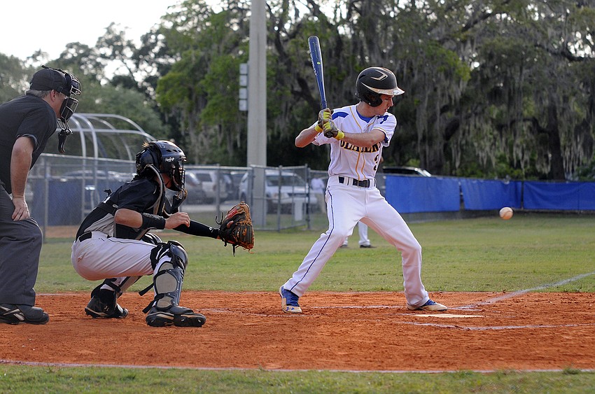 Sarasota Christian senior Blake Schlabach drove in three runs for the Blazers.