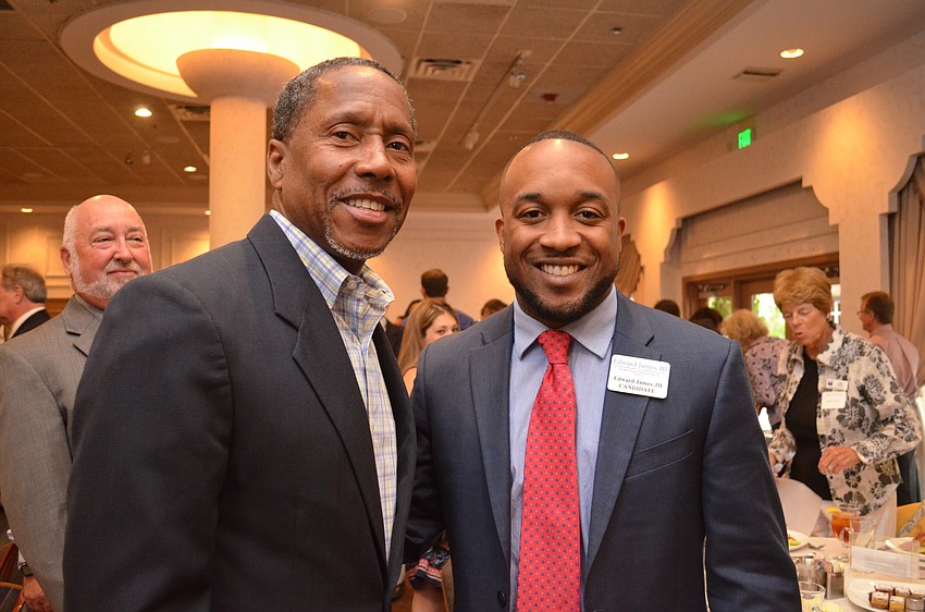 Rep. Darryl Rouson and Edward James III