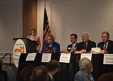 Sen. Nancy Detert gives her final legislative update for Tiger Bay Club.