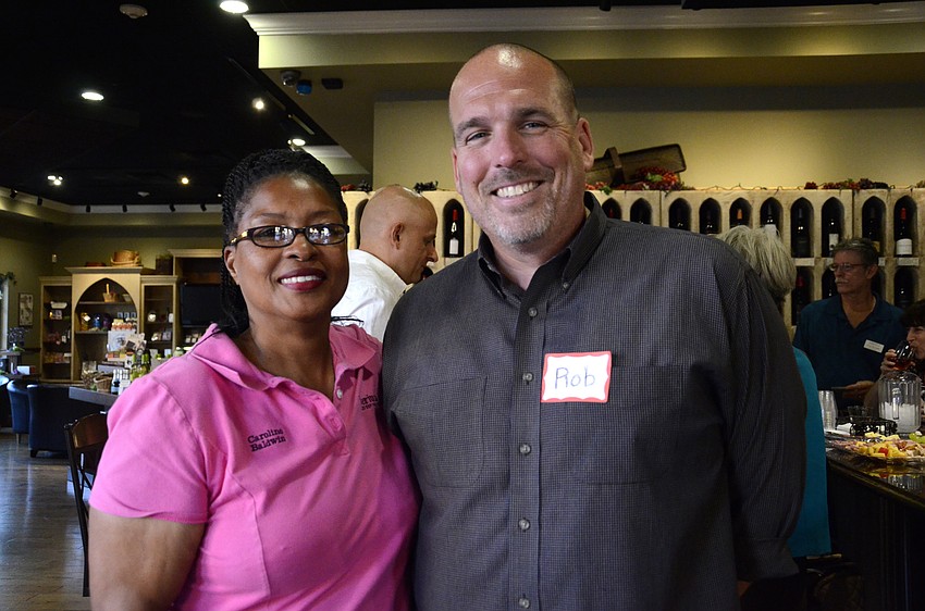 Caroline Baldwine, Nerium AD, and Rob Ault, business consultant