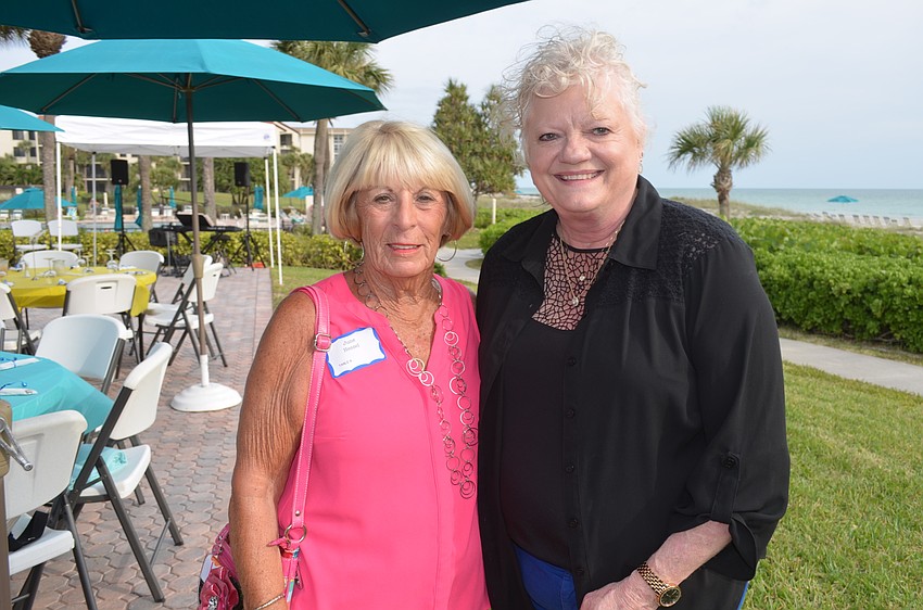 June Hessel and musician Debbie Keeton