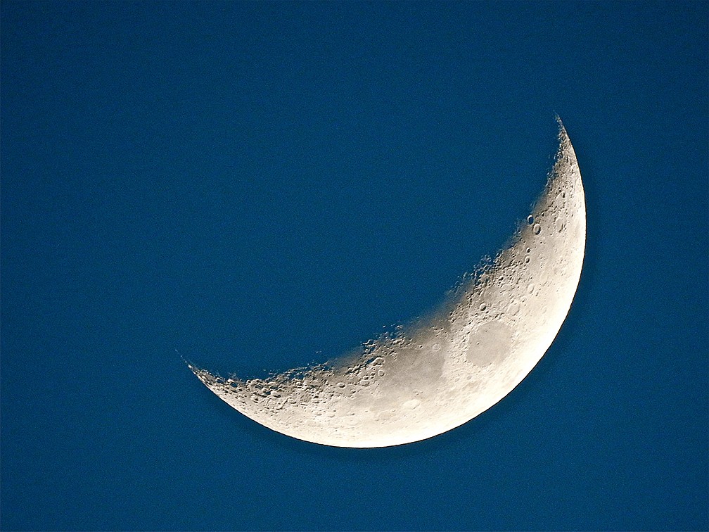 Dan Hill submitted this photo of the moon above Sarasota before dusk.