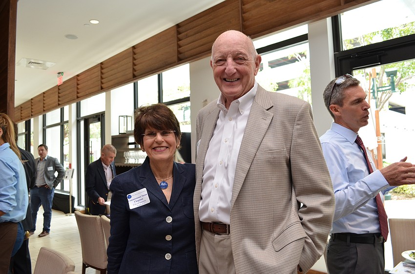 Sarasota City Commissioner Susan Chapman with former city commissioner Terry Turner