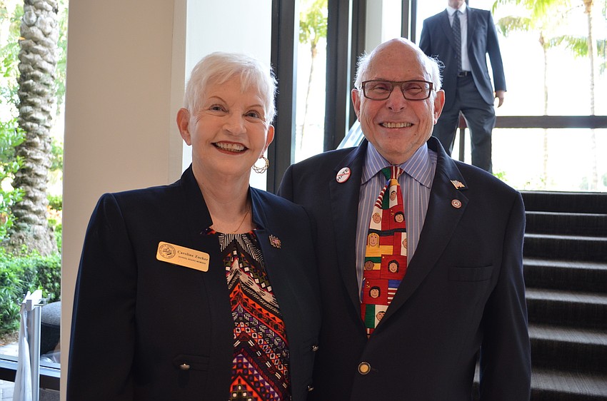 Sarasota County School Board member Caroline Zucker and husband Michael Zucker