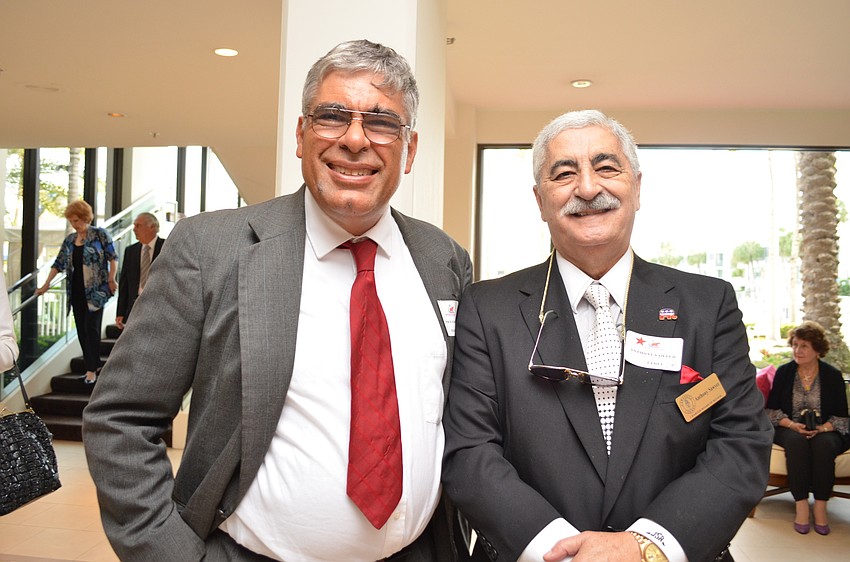 Paul Cajka and Sarasota County Charter Review Board Vice Chair Anthony Sawyer