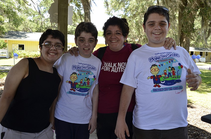 Adriana, Franny, Nancy and Joe Basile drove up from Englewood to attend the event.