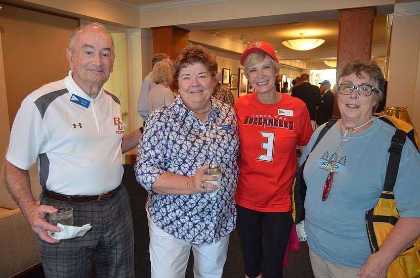 Charlie and Turner Broll, Lynne Koy and Cathy Bachand