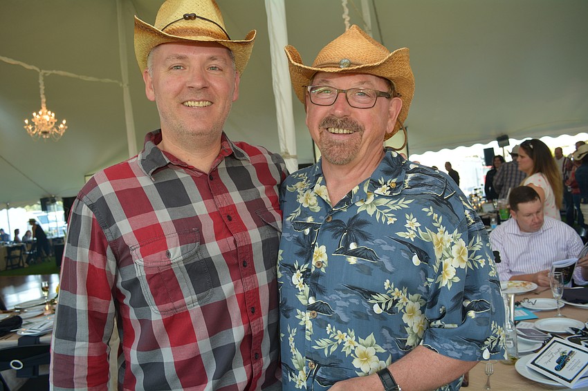 Patrick Wright with Bill Porter