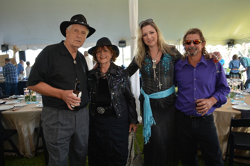 Jerry and Sharon Stewart with Mary and Andy McGavic