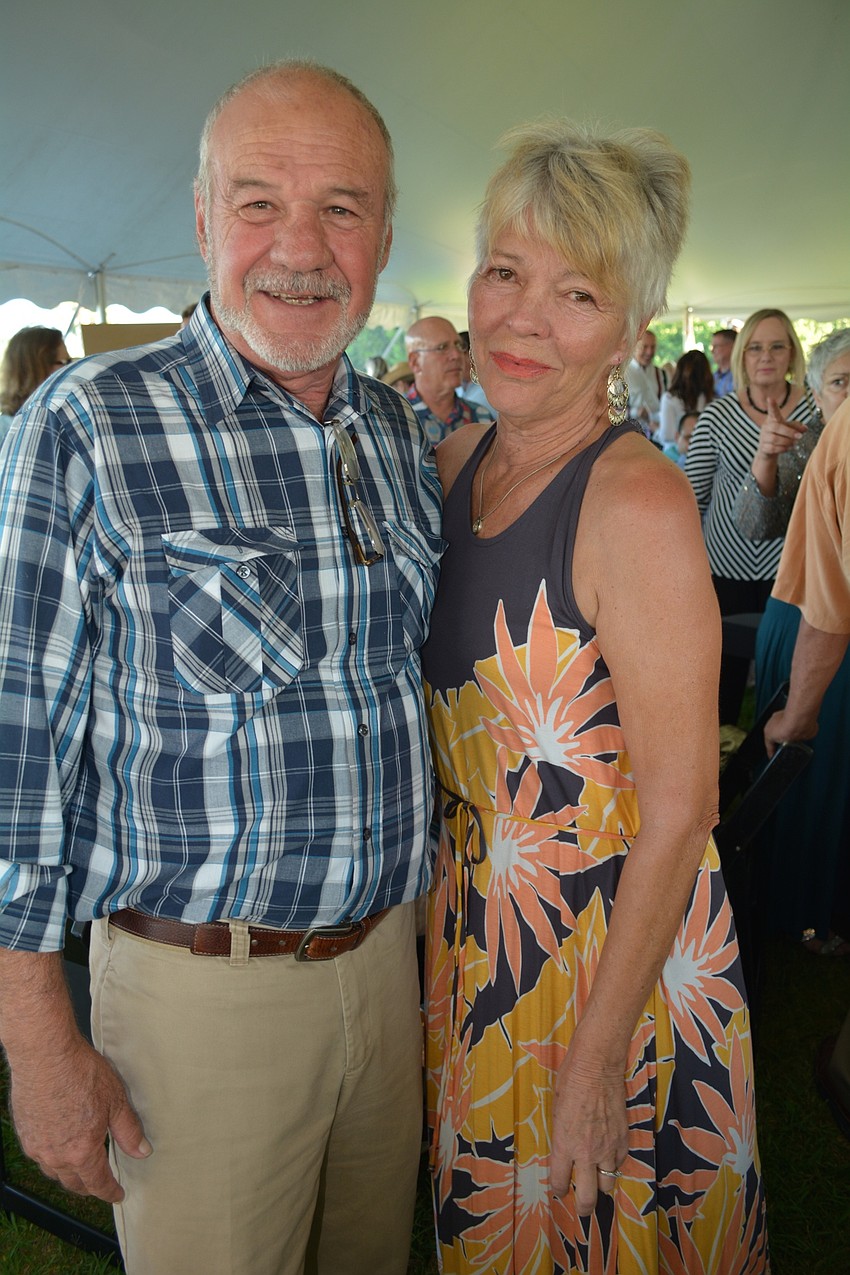 Sherman Kirkpatrick with Nancy Poulin