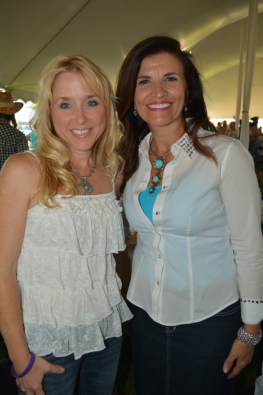 Holly Wright with Violeta Huesman