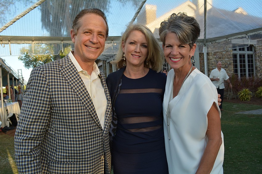 Steve and Beth Knopik with Sally Schule