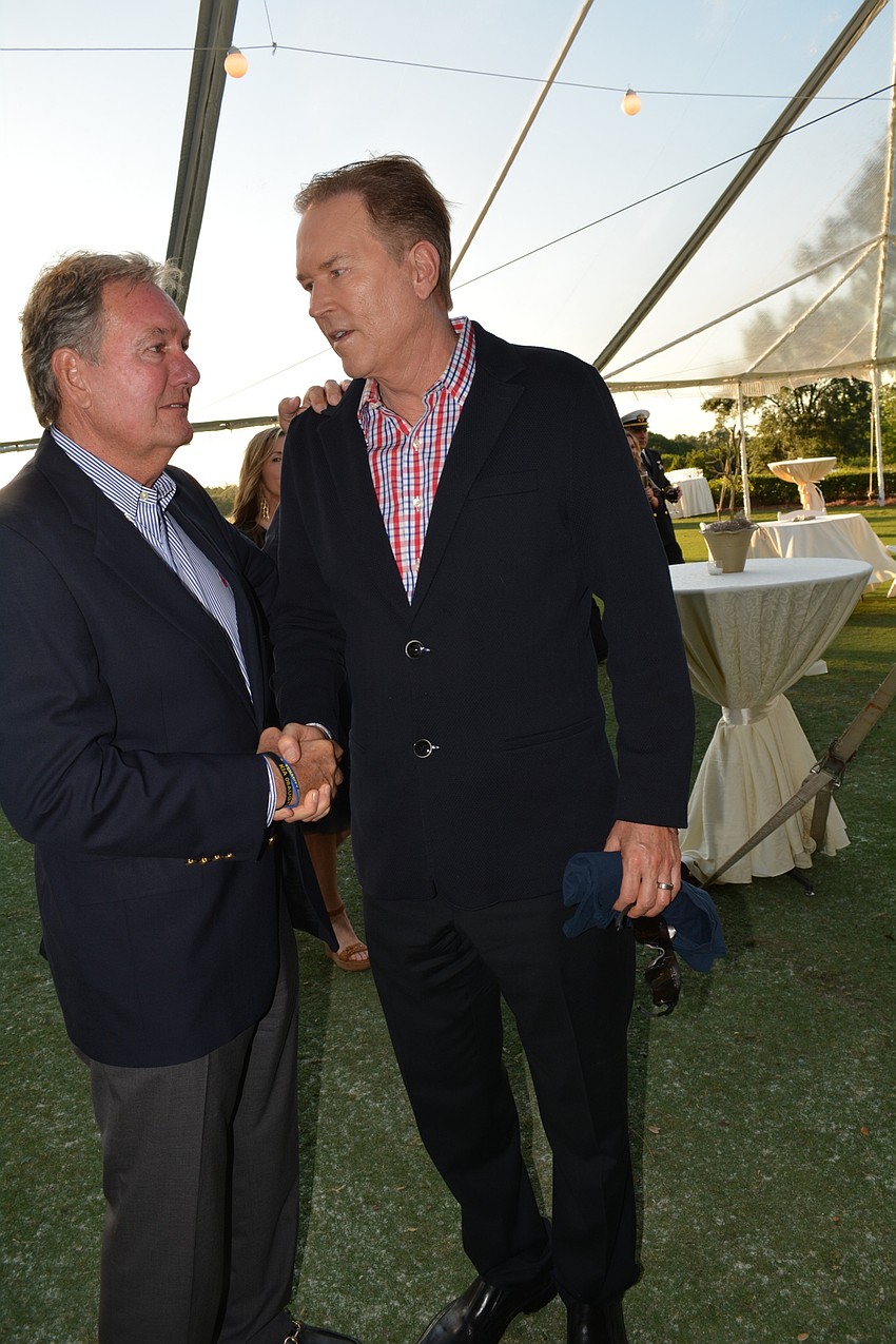 Brian Bill Foundation Founder Scott Bill with U.S. Rep. Vern Buchanan