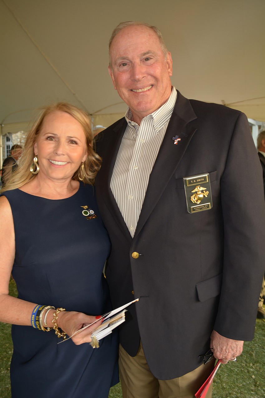 Diane Baughman and Cpl. Ted Smith