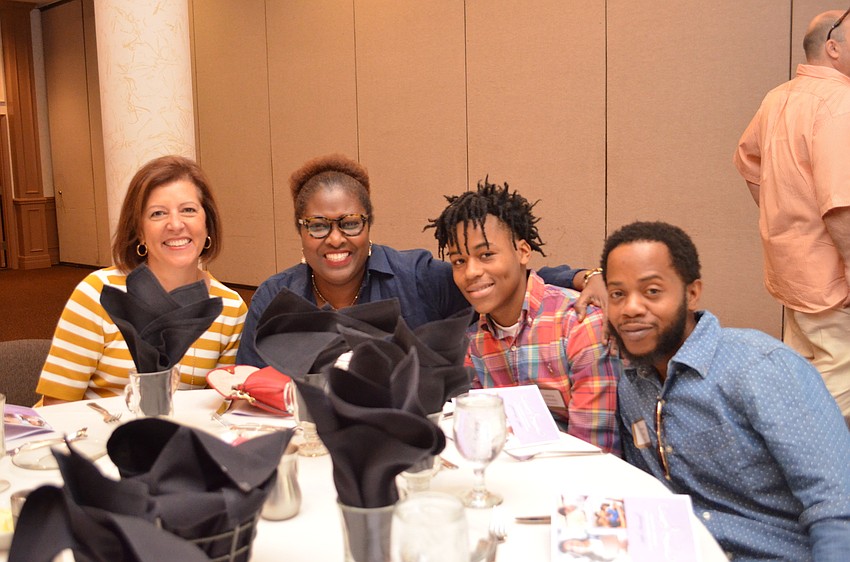 Sonia Figaredo-Alberts with Katrina Ward, Ladelvin and Lawrence Grimsley