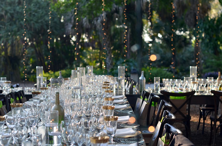 The first annual Garden to Plate Wine Dinner was hosted at Marie Selby Botanical Gardens on Thursday, April 28.