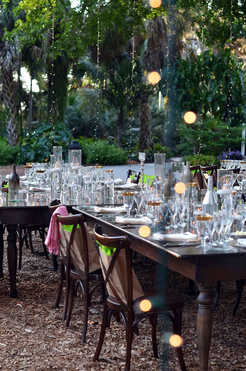 The first annual Garden to Plate Wine Dinner was hosted at Marie Selby Botanical Gardens on Thursday, April 28.