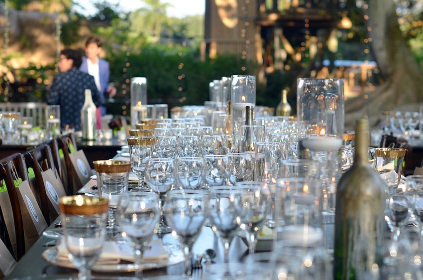 The first annual Garden to Plate Wine Dinner was hosted at Marie Selby Botanical Gardens on Thursday, April 28.