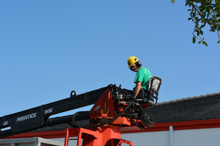 Ken Green, a certified arborist for 25 years, wanted to donate his services to give back to the Red Cross.