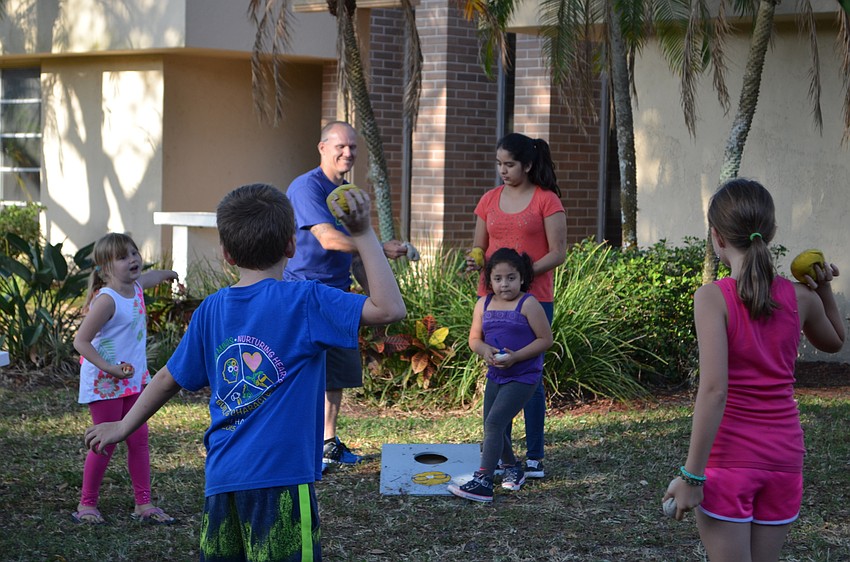 Members from Culvers brought cornhole games and frozen yogurt.