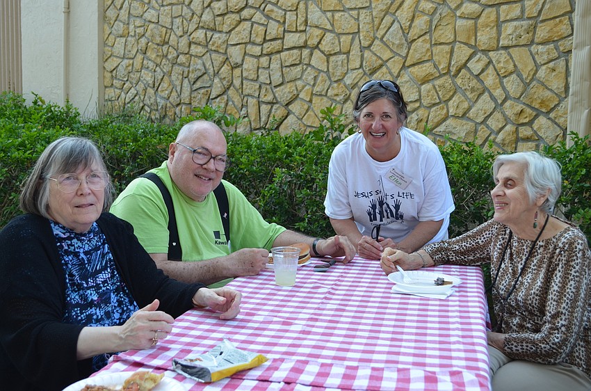 Kafi Benz, Pete Theisen, Ellen and Margaret Gaulke