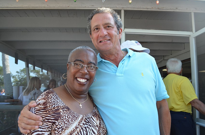 Sarasota County Commissioner Carolyn Mason and Richard Dorfman