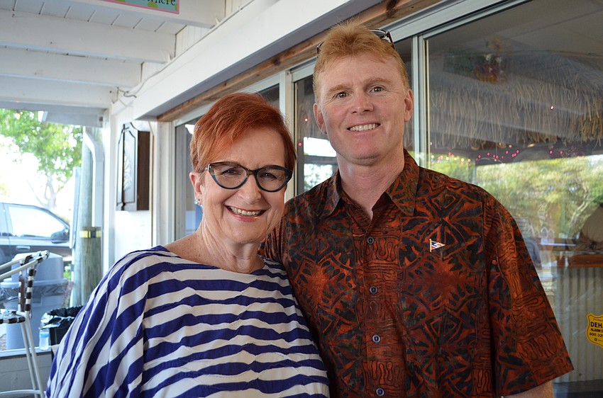 Sarasota County School Board member Jane Goodwin and Sarasota County Commissioner Charles Hines