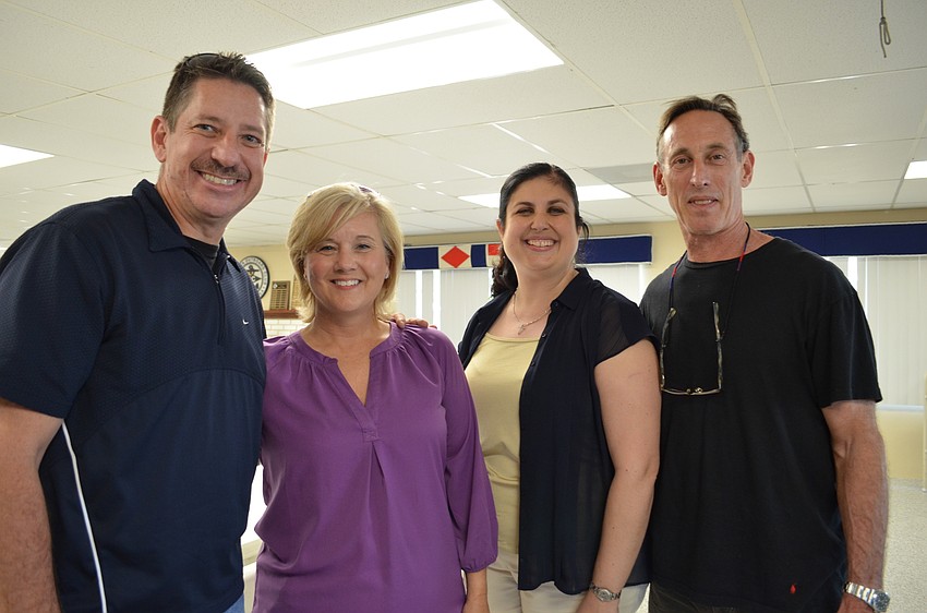 Kurt and Teri Hoffman, Argus Foundation Executie Director and Sarasota County Commissioner Christine Robinson and Larry Eger