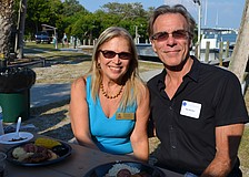 Sarasota City Commissioner Liz Alpert and Jim Barber