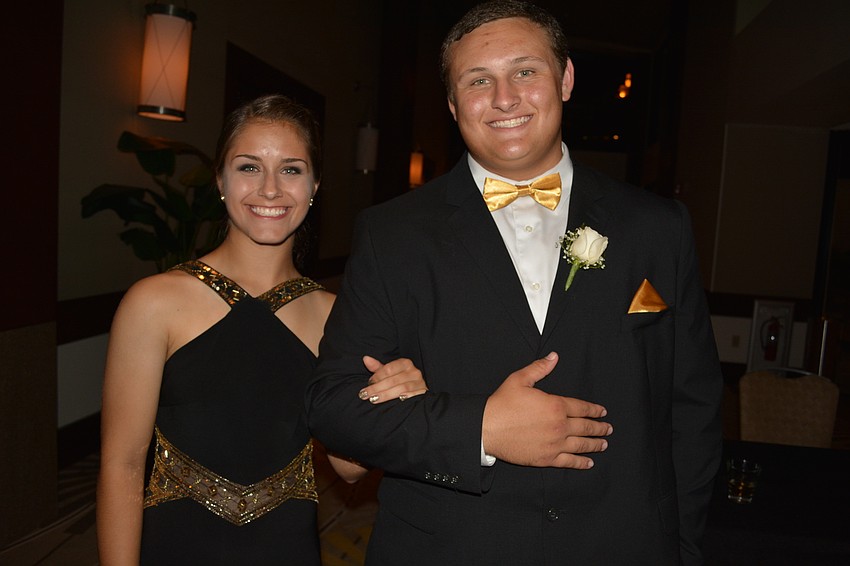 Freshman Kendyl Brahler attends with junior Bailey Jackson.