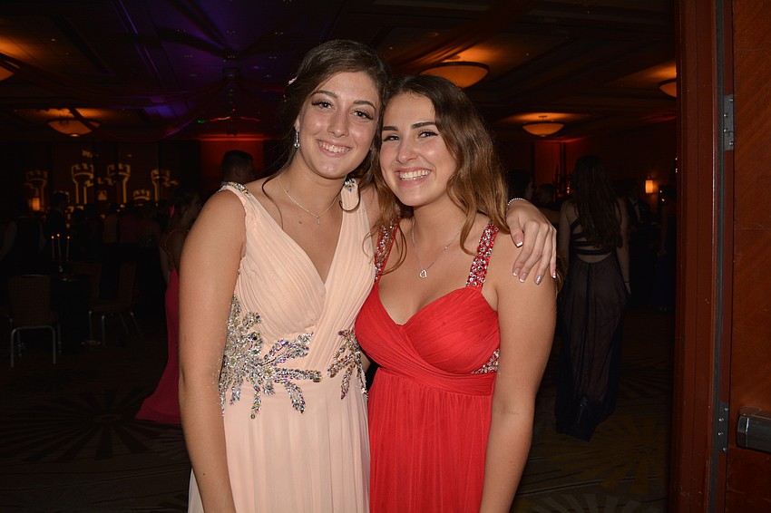 Lakewood Ranch High exchange student Martina Burzio brings her friend, Lea Schwegler, also an exchange student.