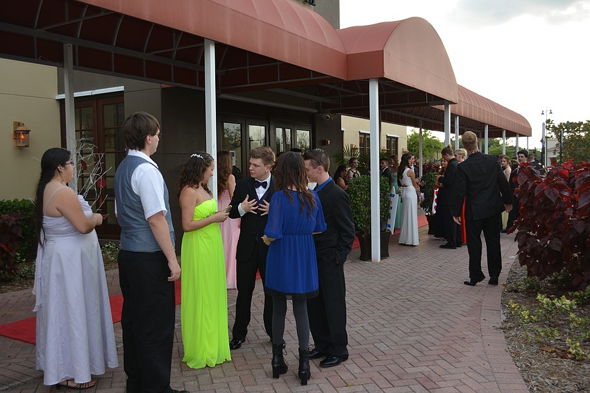 Anxious to get the night rolling.