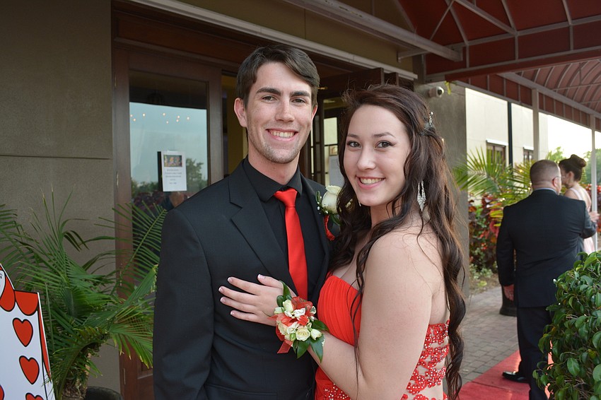 James Maurer and Connor McGinnis get ready to do some dancing.