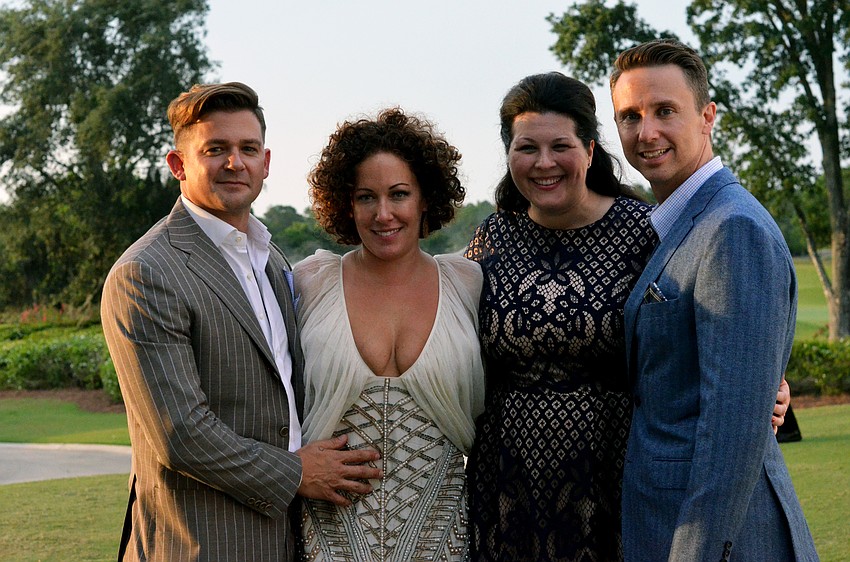 Wayne and Mindy Rollins with Bianca and Richard Lawrence