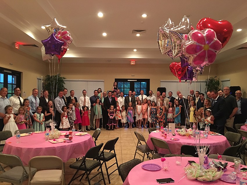 This was the third and largest year for the events group Father Daughter Dance. Photo courtesy of Lindsey Wilson.