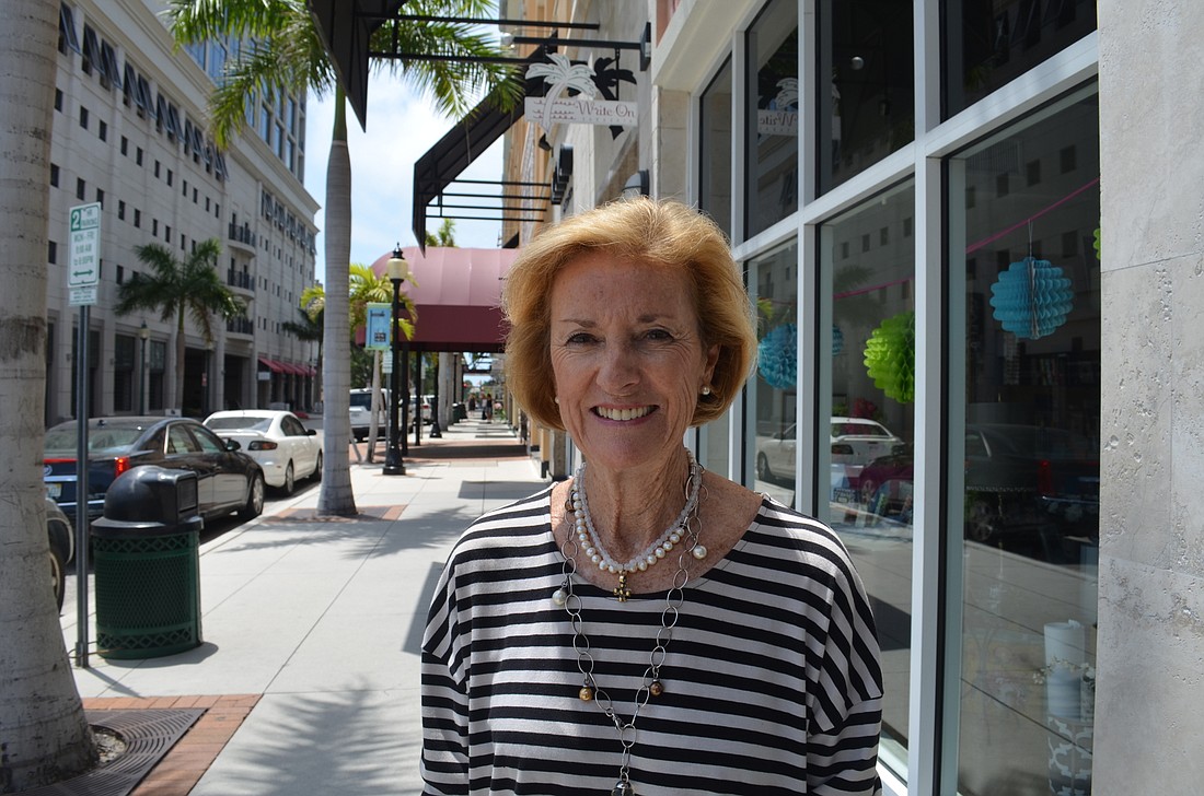 Write-On Sarasota owner Eileen Wallace says the level of communication between neighboring businesses is higher than it's ever been in her eight years on First Street.