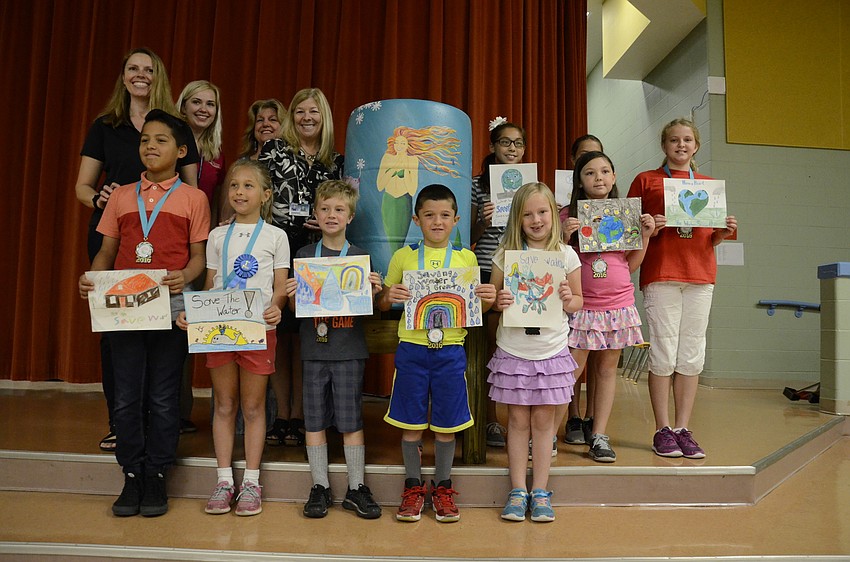 Nine McNeal students' posters went on to the state contest.