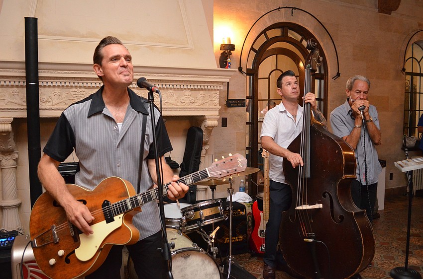 Doug Deming and the Jewel Tones played for guests.