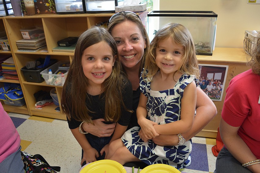 Leah, Lisa and Lilyan Krzyslak are all smiles.